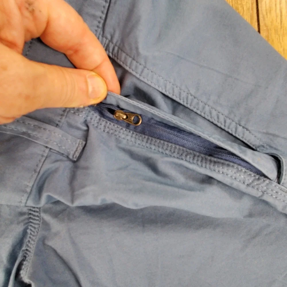 Mountain Khakis Stretch Poplin Shorts Mens 34 Blue Classic Fit 7